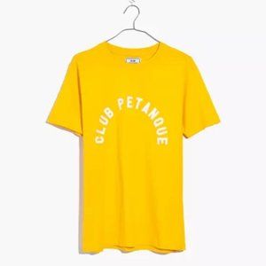 Madewell & Club Petanque Yellow TShirt